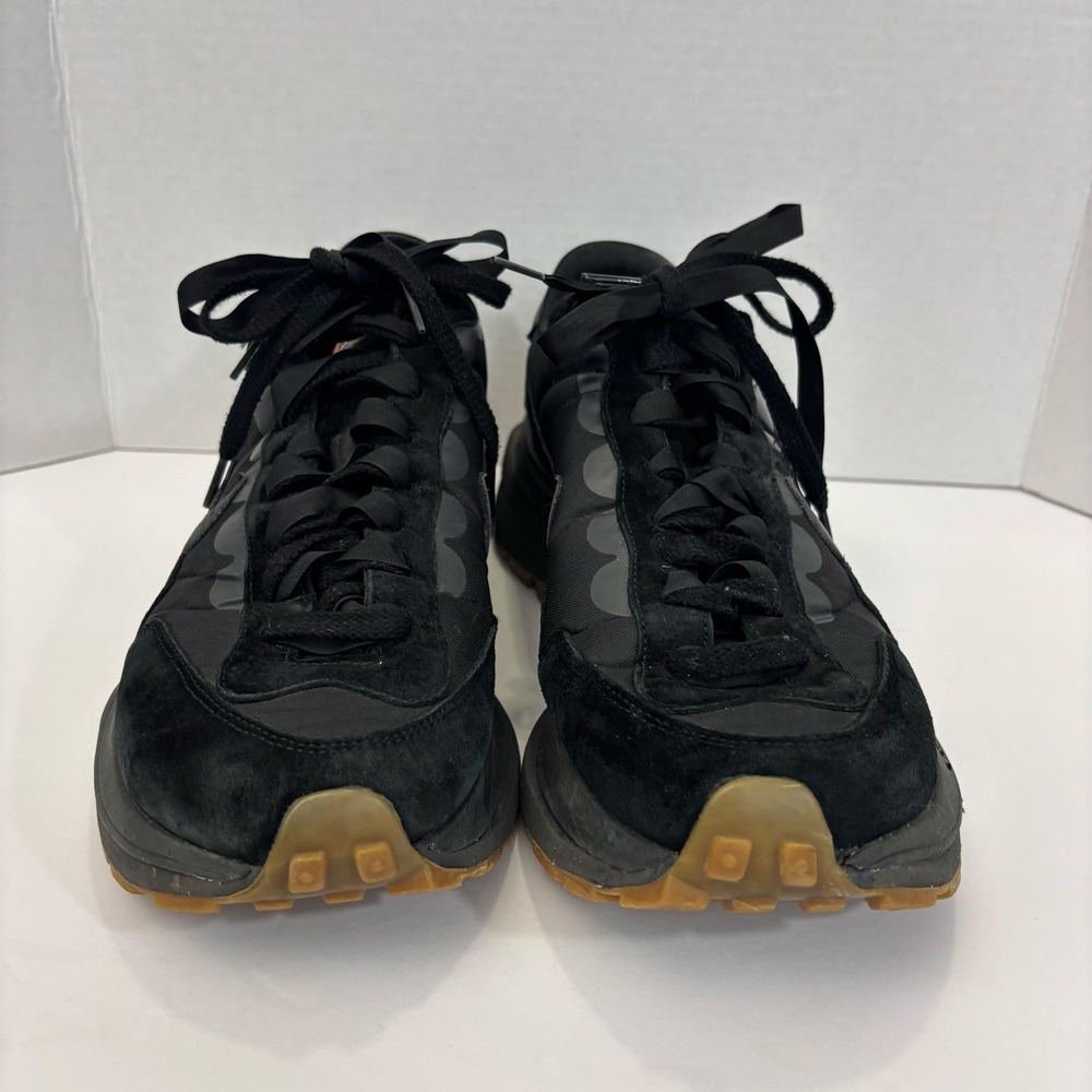 Nike Sacai Vaporwaffle Shoes Mens Size 12 Black Gum Sole Sneakers DD1875-001 - Picture 8 of 16